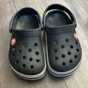Black crocs- toddler 10